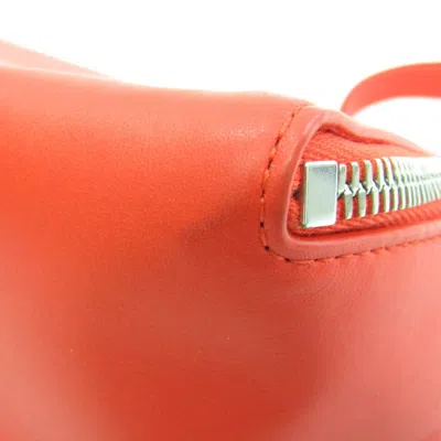 Pre-owned Bottega Veneta Organizer Red Leather Clutch Bag ()