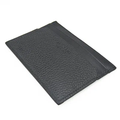 Pre-owned Bulgari Black Leather Wallet  ()