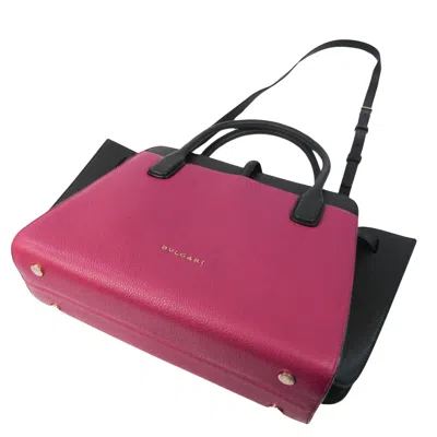 Pre-owned Bulgari Bvlgari Bvlgari Burgundy Leather Shoulder Bag ()