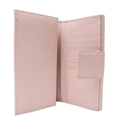 Pre-owned Bulgari Pink Leather Wallet  ()