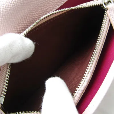 Pre-owned Bulgari Pink Leather Wallet  ()