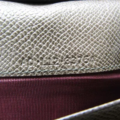 Pre-owned Bulgari Bvlgari Bvlgari Grey Leather Wallet  ()