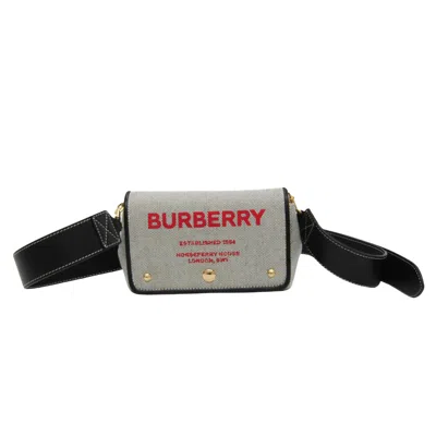 Pre-owned Burberry Black Canvas Shopper Bag ()