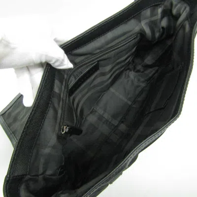 Pre-owned Burberry Black Leather Shopper Bag ()