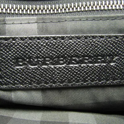 Pre-owned Burberry Black Leather Shopper Bag ()