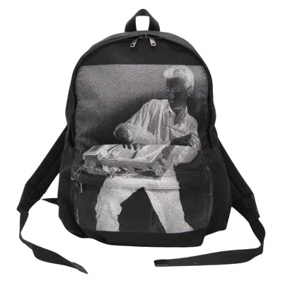 Pre-owned Celine Céline Black Canvas Backpack Bag ()