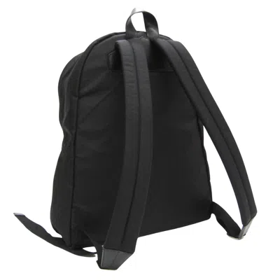 Pre-owned Celine Céline Black Canvas Backpack Bag ()
