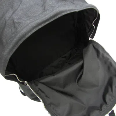 Pre-owned Celine Céline Black Canvas Backpack Bag ()