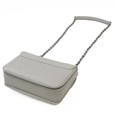 Pre-owned Celine Céline C Grey Leather Shopper Bag ()