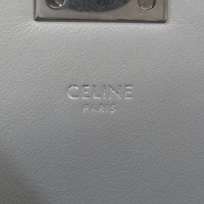 Pre-owned Celine Céline C Grey Leather Shopper Bag ()