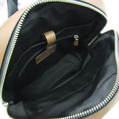 Pre-owned Coach Brown Leather Backpack Bag ()