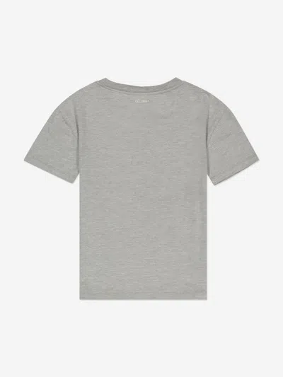 Dl1961 Kids Pocket T-shirt In Grey
