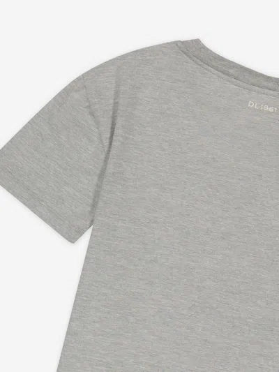 Dl1961 Kids Pocket T-shirt In Grey