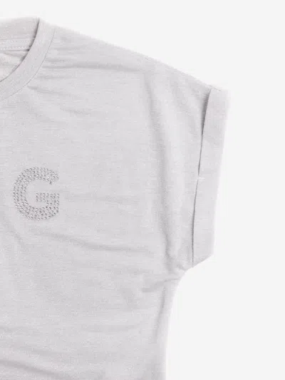 Bcbg Girls Glitter T-shirt In Ivory