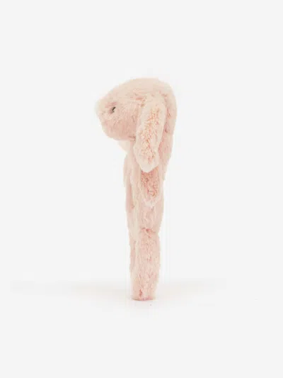 Jellycat Bashful Blush Bunny Ring Rattle In Pink