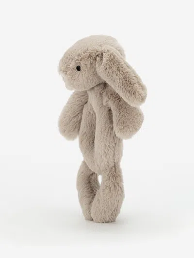 Jellycat Bashful Beige Bunny Ring Rattle In Beige