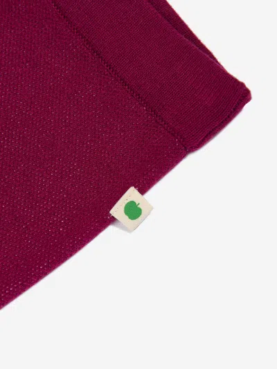 The Bonnie Mob Girls Fern Cabin Knit Joggers In Purple