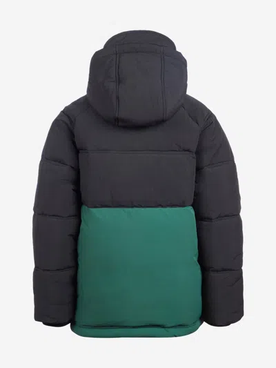 New Balance Boys Raglan Puffer Jacket In Black