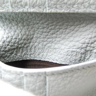 Pre-owned Fendi Ff Beige Leather Wallet  ()
