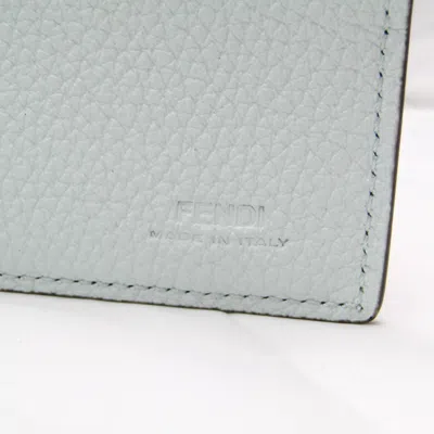 Pre-owned Fendi Ff Beige Leather Wallet  ()
