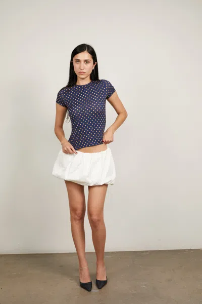 Fw24 Mini Tee In Polka Dot