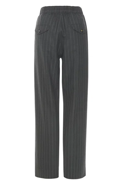 Fw24 Naya Trouser In Pinstripe Wool