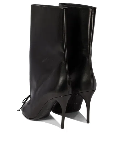 Alaïa Low Black Leather Boots