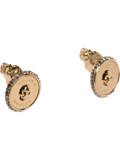 Shop Alexander Mcqueen Alexander Mc Queen "sovereign Skull" Earrings