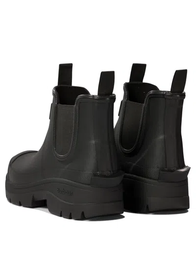 Barbour Halton Womens Chelsea Wellies In Black