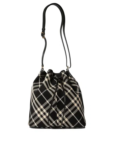 Burberry Medium Check Bucket Bag