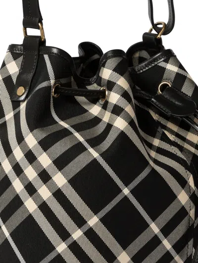 Burberry Medium Check Bucket Bag