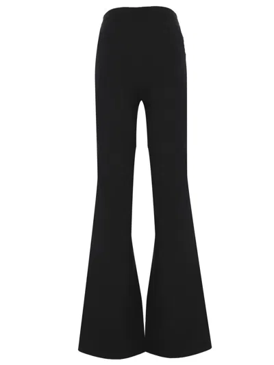 Shop Balenciaga Trousers In Black/reflective