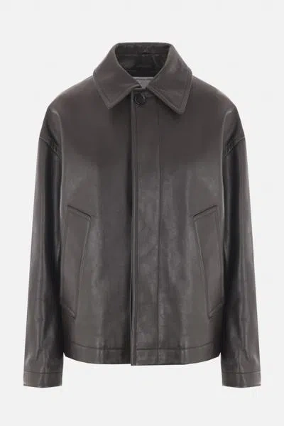 Shop Bottega Veneta Jackets In Brown