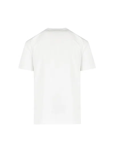 Shop Burberry T-shirts And Polos In White