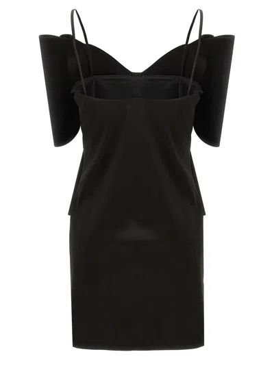 Mach&mach Mach & Mach 'le Cadeau' Dress In Black