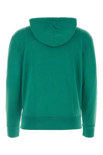 Shop Maison Kitsuné Sweatshirts In Green