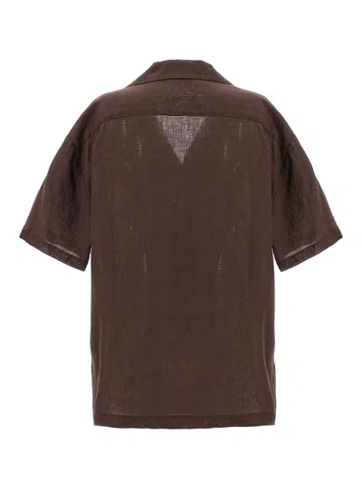 Shop P.a.r.o.s.h . 'beach' Shirt In Brown