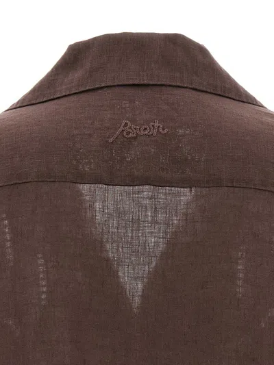 Shop P.a.r.o.s.h . 'beach' Shirt In Brown