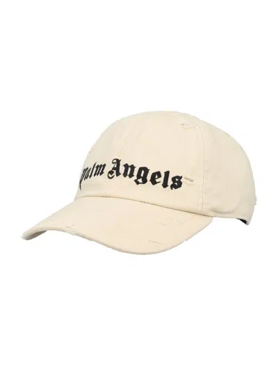 Shop Palm Angels Pa Monogram Cap In White