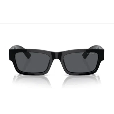 Shop Prada Pr A03s Sunglasses In 16k07t Black