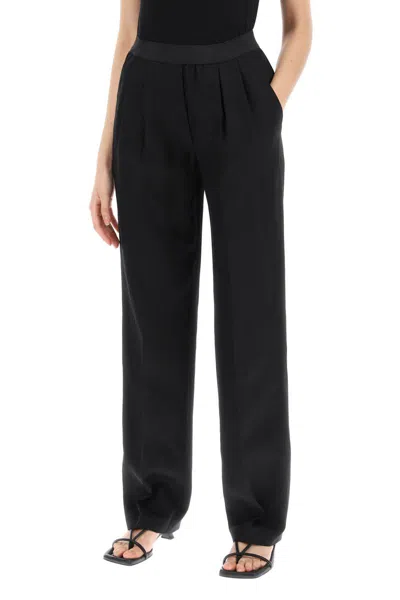 Shop Loulou Studio Takaroa Trousers In Black