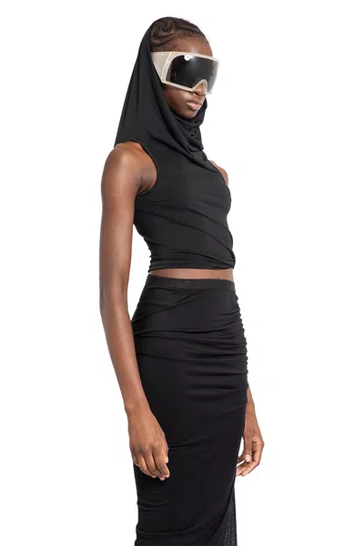 Shop Rick Owens Woman Black Tops