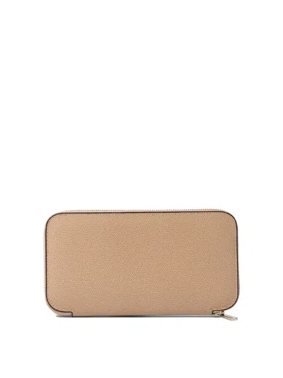 Valextra Textured Finish Zippered Wallet