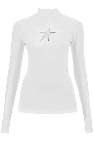 Shop Mugler Top A Maniche Lunghe Star