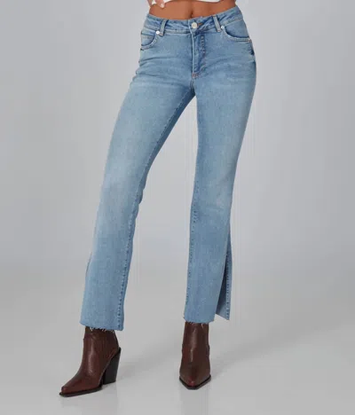 Lola Jeans Billie High Rise Bootcut Jeans In Dusty Sky In Blue