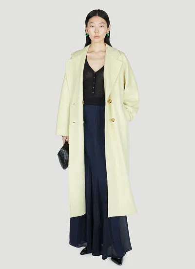 Max Mara Women Aia Coat In Yellow