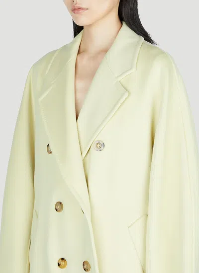 Max Mara Women Aia Coat In Yellow