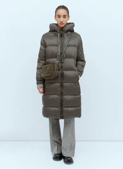 Max Mara Teddy Beltpack In Green