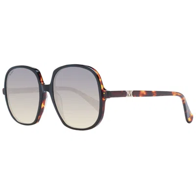 Max Mara Brown Women Sunglasses In Black