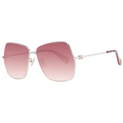 Max Mara Silver Women Sunglasses In Gold
